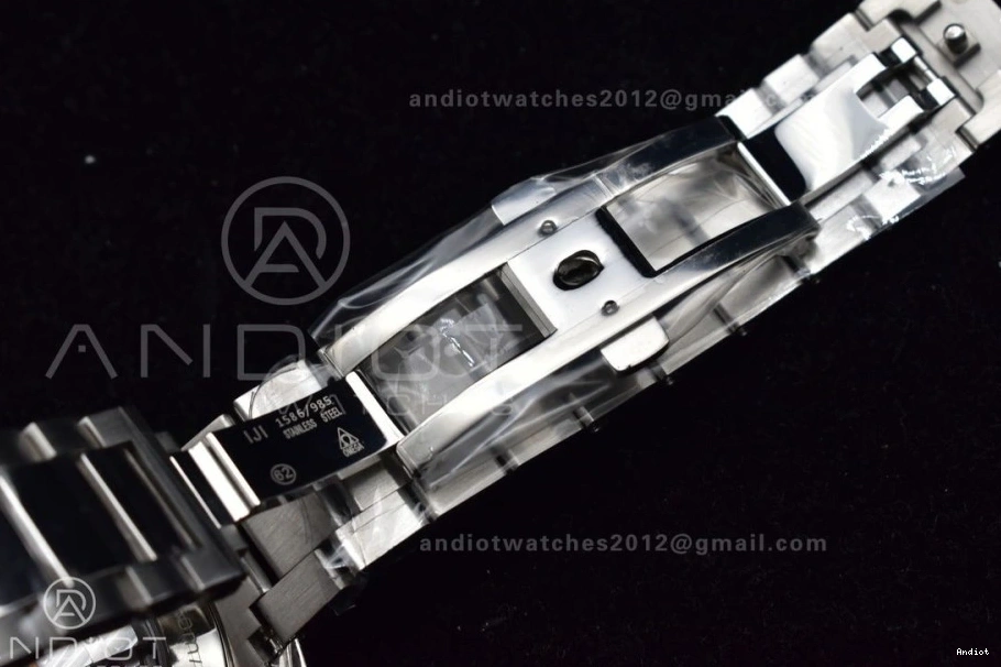 SS 150M 1:1 SS Terra Best A8500 Aqua Edition VSF Bracelet Dial Black On 1221